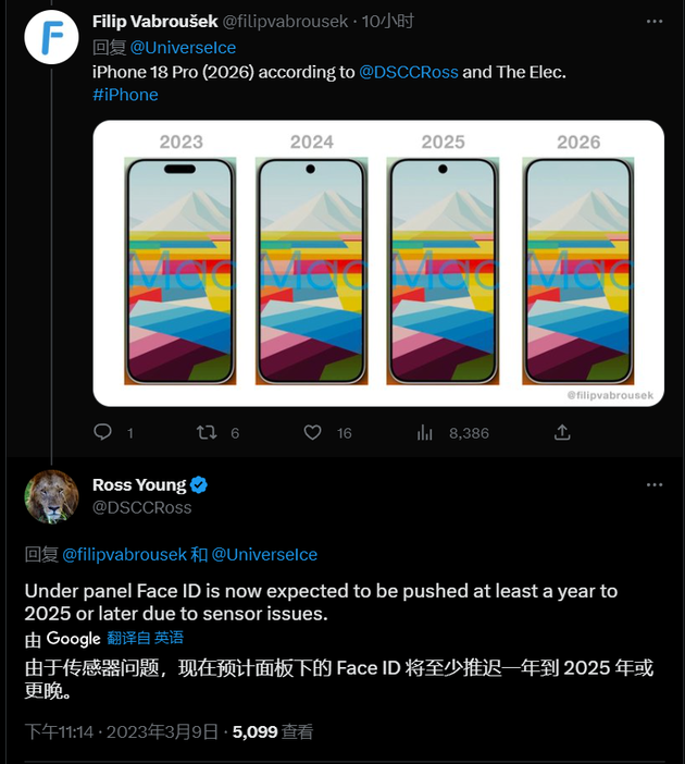 揭东苹果手机维修分享:屏下Face ID有什么优势？iPhone何时会有屏下Face ID？ 