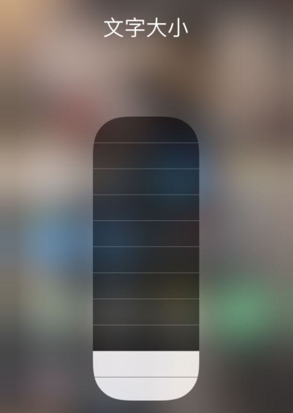 揭东苹果手机维修分享小技巧：在 iPhone 控制中心快速调节字体大小 